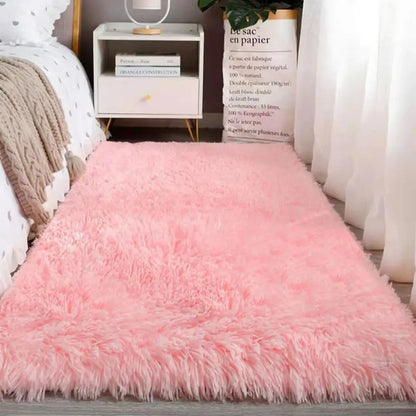 VIKAMA Tie-Dye Plush Carpet Living Room Decoration Soft Fluffy Home Mat 
Non-Slip Blanket