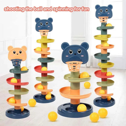 Montessori Baby Toy Rolling Ball Children Montessori Educational Games For Babies