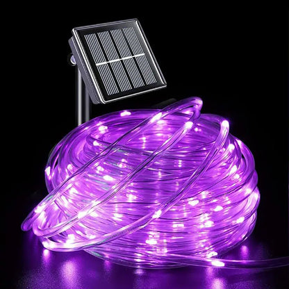 Holiday Outdoor Solar Tube Rope Led Light Garden Decoration