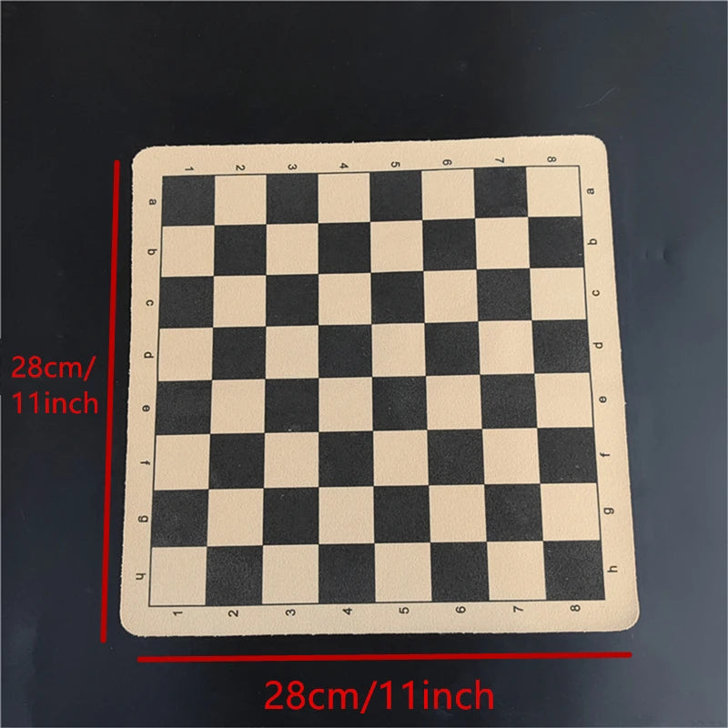 Retro ancient chess trumpet resin chess piece velvet chessboard 28cm/11inch Qing Bing chess figure modeling puzzle Entertainment