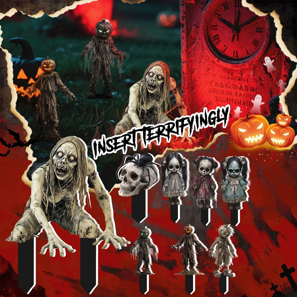 Halloween Thriller Courtyard Floor Ornaments Outdoor