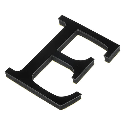 10cm 26 Letters 3D Mirror Acrylic Wall Art Sticker Black Self-Adhesive