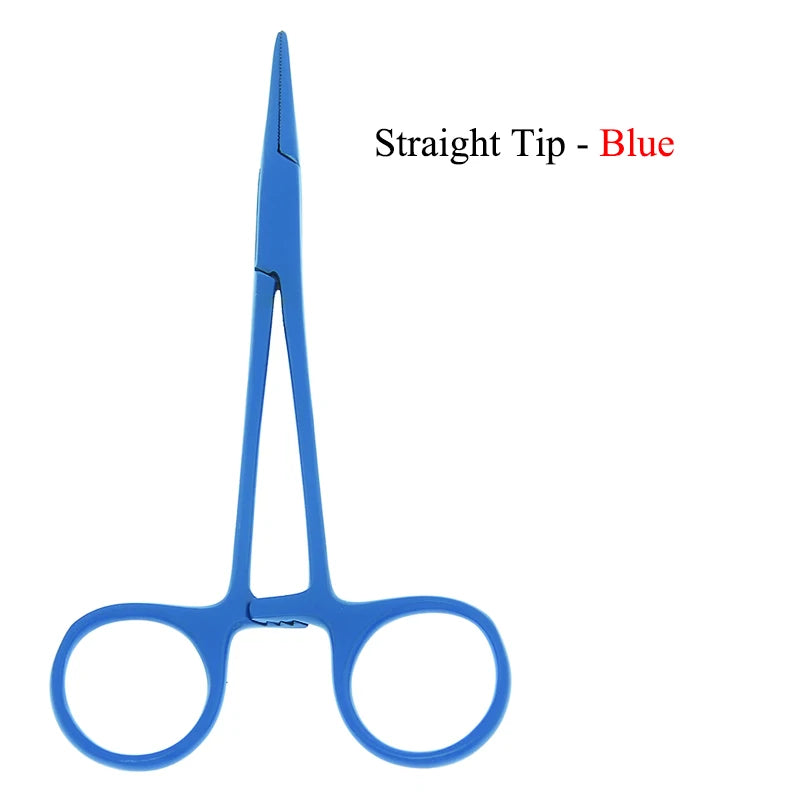 12.5cm New Animals Straight Curved Trauma Shears  Hemostat Forceps