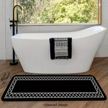 VIKAMA American-Style Rug Set For Kitchen Long Strip Water-Absorbent And Dirt-Resistant