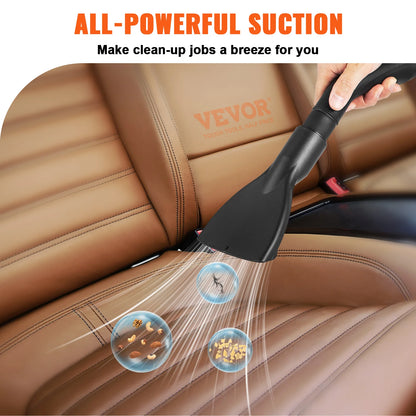 SucceBuy Wet Dry Vac 2.6 Gallon 2.5 Peak HP 3 in 1 Portable Shop Vacuum with Blowing Function  Attachment