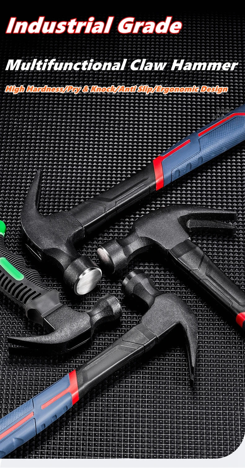 Multifunctional Claw Hammer  Lightweight Portable Carpentry Hand Tools