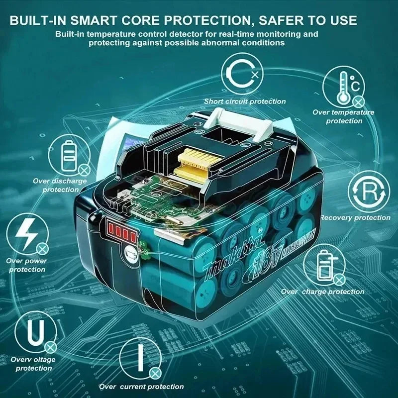 Makita DDF487 Brushless Lithium Electric Driver Electromechanical Drill Screwdriver Makita 18V Battery