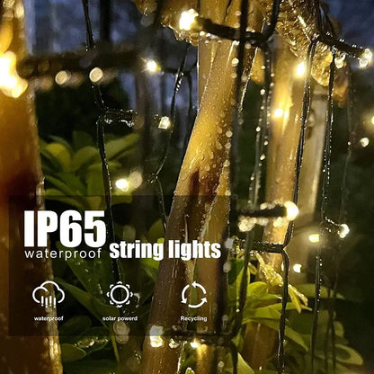 Outdoor Solar Light String LED Holiday Decoration, light String Solar Fairy Light