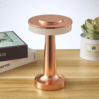 UFO Table Lamp Metal Touch Decor for Bar Coffee Table Restaurant Decoration Light Desk LED Rechargeable Night Lights Bedroom