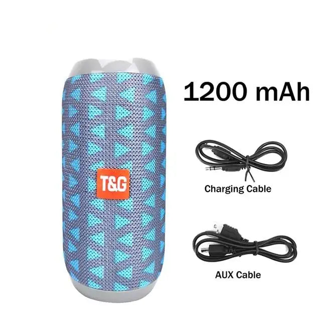 Portable Bluetooth Speaker Wireless , Ipx4 Waterproof Bluetooth 5.0 TWS MP3 Player Paring Aux & Tf-Card Input for Home  Outdoor