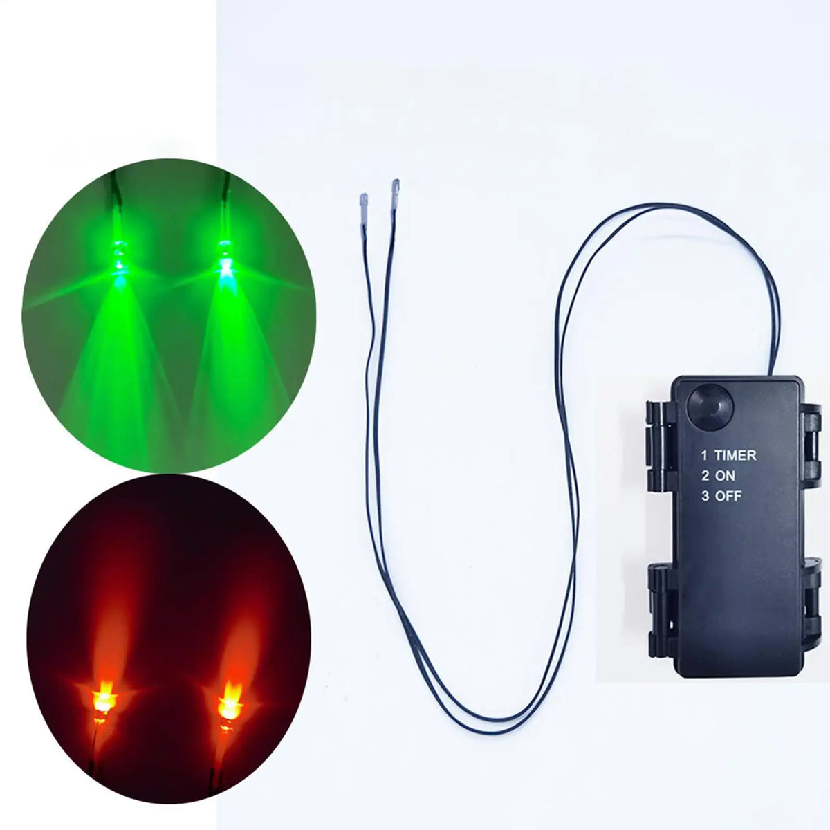 Halloween LED Glowing Eyes With Timer Light Up DIY Eyes For Skeleton Pumpkins Masks Tombstones