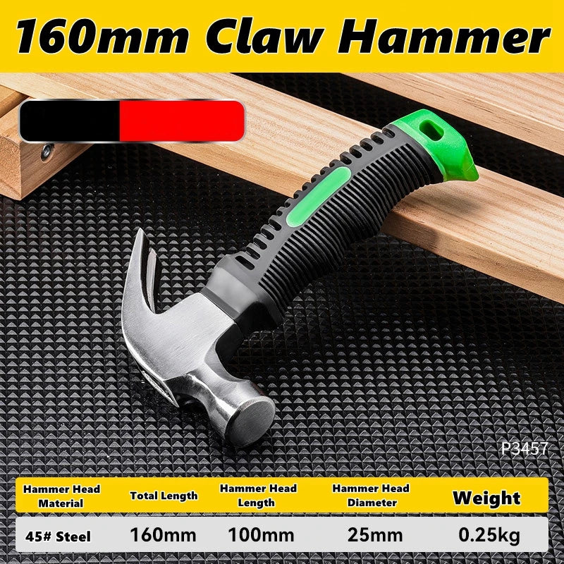 Multifunctional Claw Hammer  Lightweight Portable Carpentry Hand Tools
