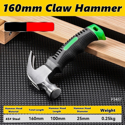 Multifunctional Claw Hammer  Lightweight Portable Carpentry Hand Tools