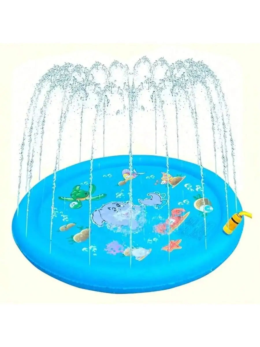 Summer Outdoor Water Play Toy Dolphin Spray Mat Circular Spray Mat