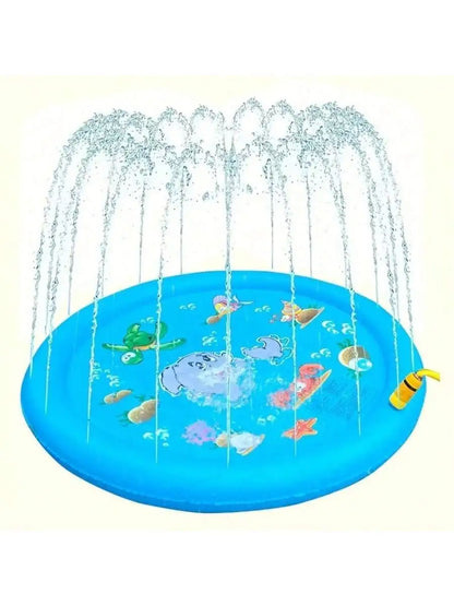 Summer Outdoor Water Play Toy Dolphin Spray Mat Circular Spray Mat