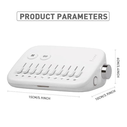 1pc Mini Sleep Sound Machine 10 Soothing Nature Sounds Portable Mini Sleep Sound Machine, Noise Cancelling