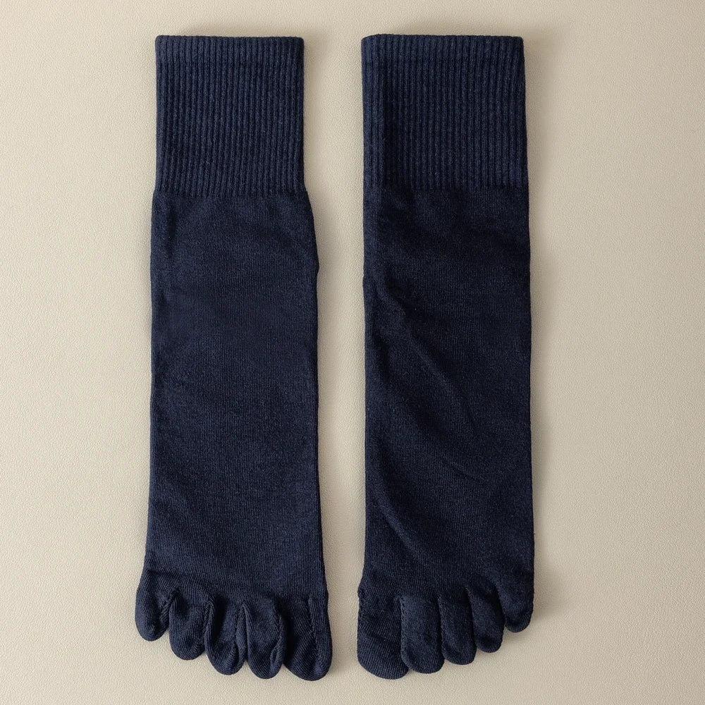 5 Pairs Toe Socks Men High Quality Cotton Five Finger Socks Thin Summer Sports Socks with Separate Finger
