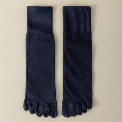 5 Pairs Toe Socks Men High Quality Cotton Five Finger Socks Thin Summer Sports Socks with Separate Finger