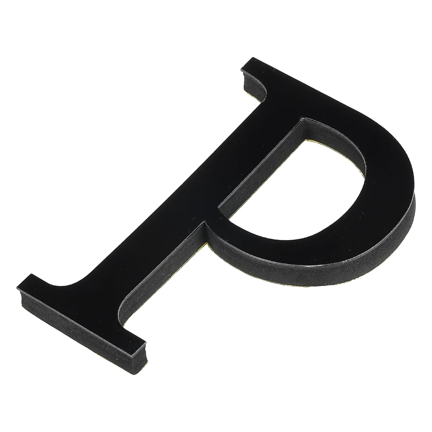 10cm 26 Letters 3D Mirror Acrylic Wall Art Sticker Black Self-Adhesive