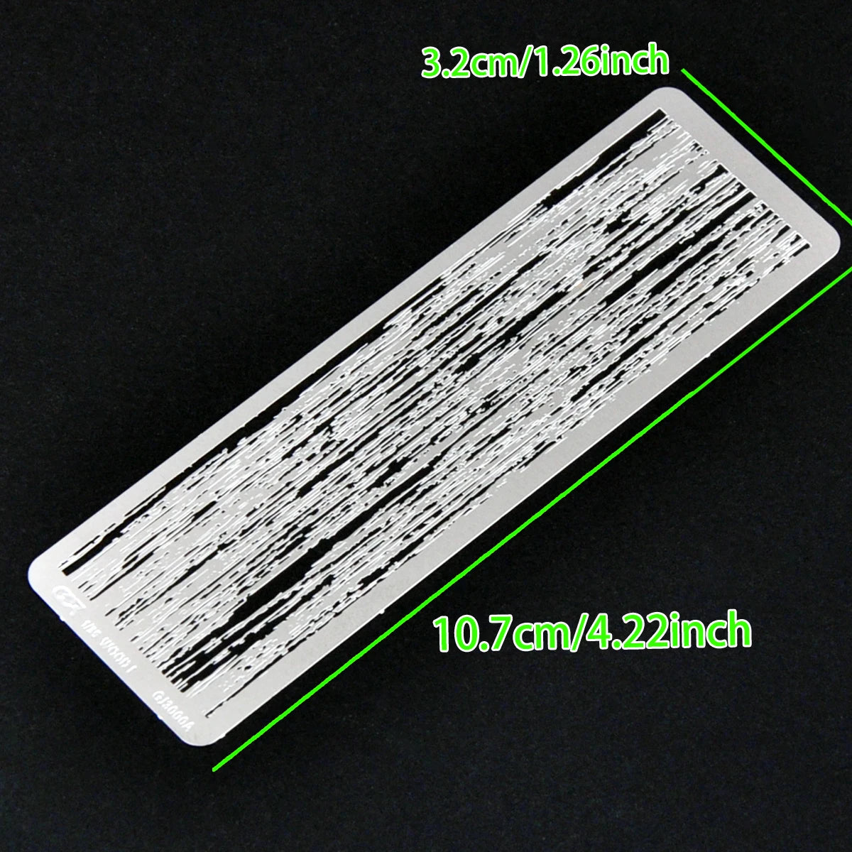 Scale model kit painting tools Reusable metal Hollow airbrush stencil Spray mask Natural wood grain finish Multi-scale