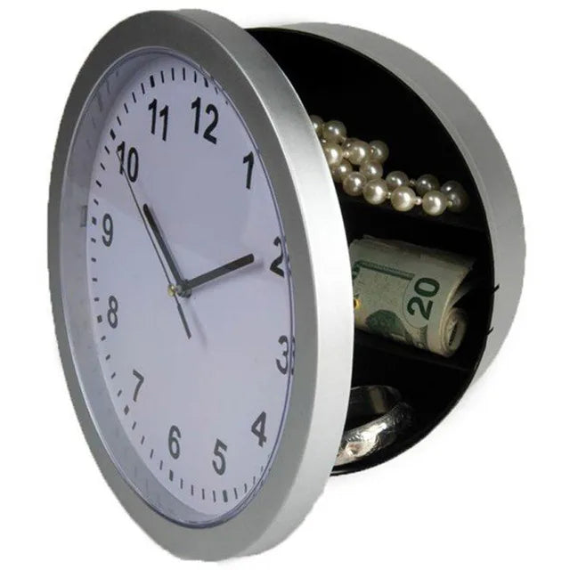Hidden Safe Large Wall Clock Safety Box Secret Secuirty Box Money Jewellery Stuff Storage home office Cash Safes
