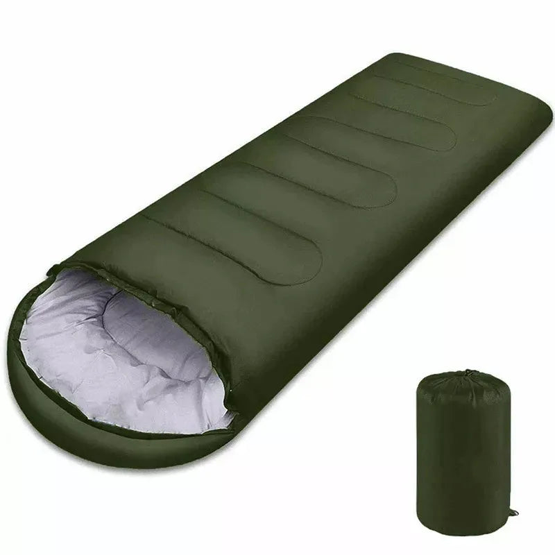 Camping Sleeping Bag Lightweight 4 Season Warm Envelope Mummy Cotton Winter Sleeping Bag