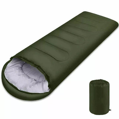 Camping Sleeping Bag Lightweight 4 Season Warm Envelope Mummy Cotton Winter Sleeping Bag