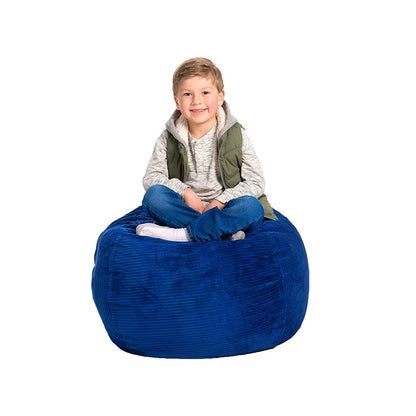 Printed Children's Plush Toy Storage Beanbag Set Comfortable Lazy Sofa Beanbag