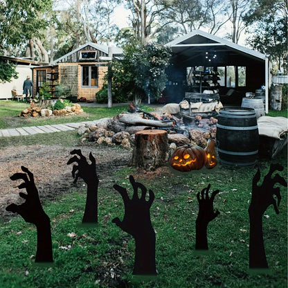 Halloween Decoration Black Hand Courtyard Outdoor Garden Lawn Stake