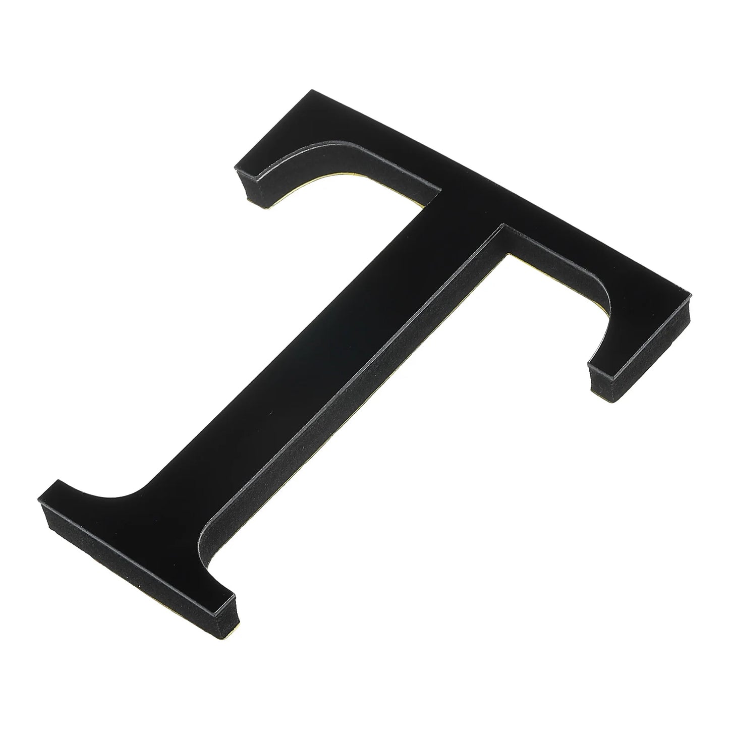 10cm 26 Letters 3D Mirror Acrylic Wall Art Sticker Black Self-Adhesive