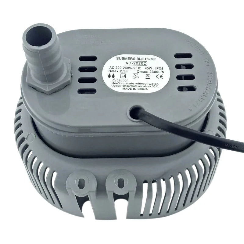 70W Submersible Pump AC220V 380V Environmental Protection Air Conditioning Water Pump 45W Cold Air Fan Water Pump