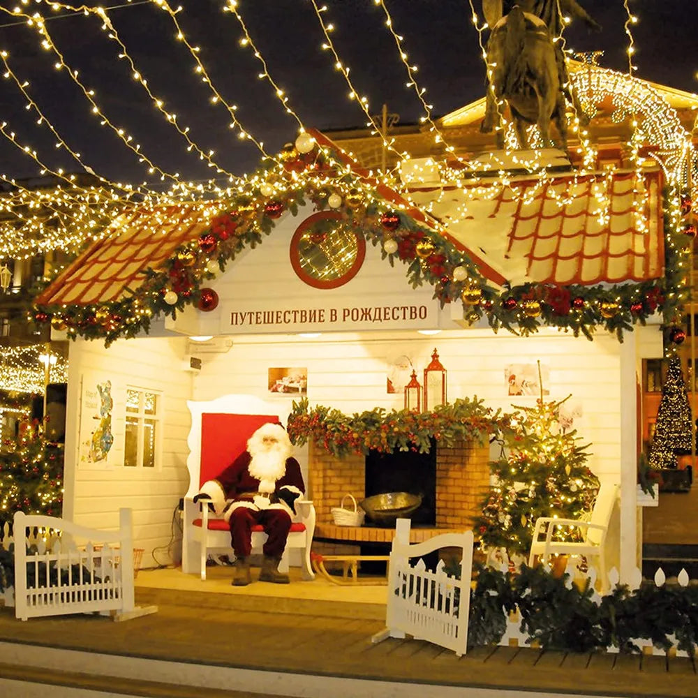 Holiday Led  Lights Outdoor 100M 50M 30M 20M 10M 5MLed String Lights Decoration
