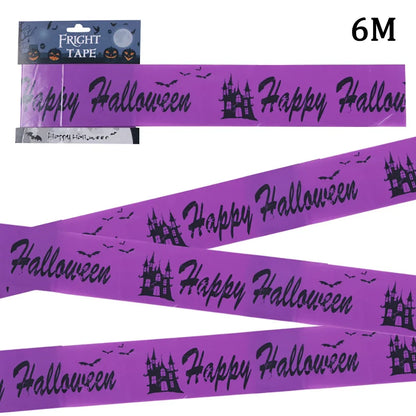 Halloween Party Decoration Warning Tape Scary Caution Tape Roll