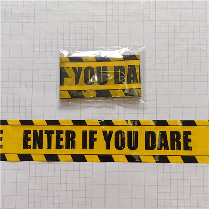 Halloween Party Decoration Warning Tape Scary Caution Tape Roll