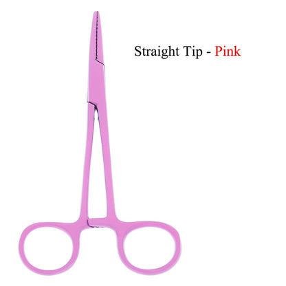 12.5cm New Animals Straight Curved Trauma Shears  Hemostat Forceps