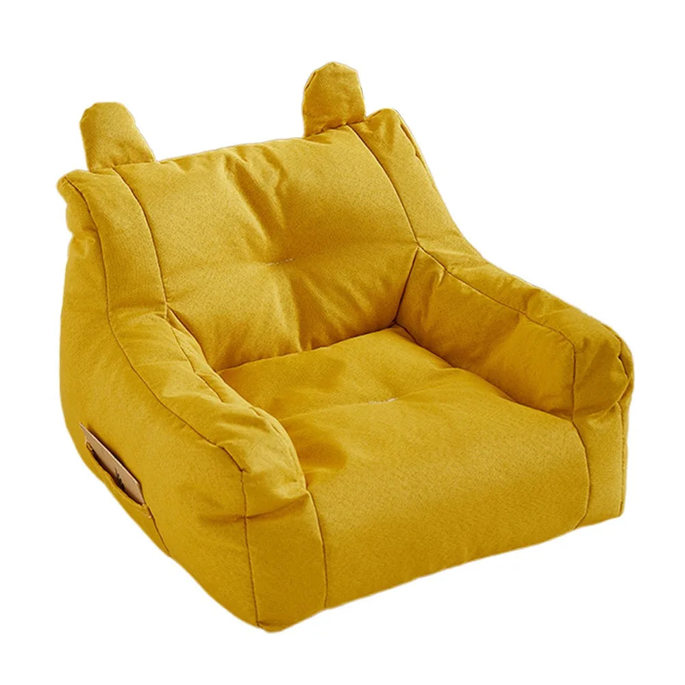 Multicolor Small Sofa Chair 43*40*30cm Fabric Art Children's Sofa High Elastic Foam Sponge Skin Friendly Baby Reading Lazy Sofa