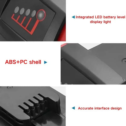 Professional Style
Fast Shipping from the USA
Power your tools with this premium 18V 6.0Ah lithium-ion replacement battery compatible with Milwaukee M18 cordless power tools. Designed for long-lasting performance, stable powe