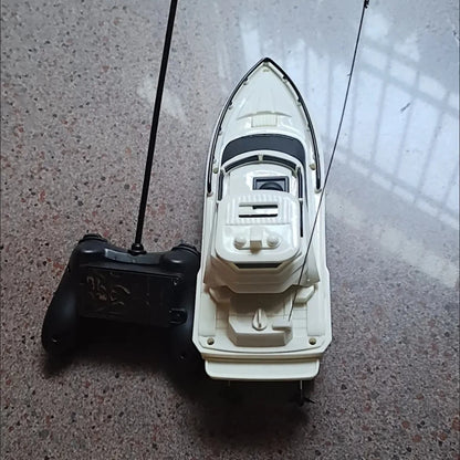 4 Channel Remote Control Boat Electric Racing Yacht Summer Water Play Plastic Toy For Kids Outdoor Pool Lake Entertainment Gifts