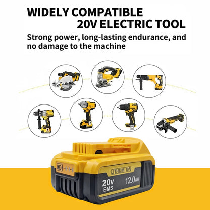 Original 20V for DeWalt battery 6Ah/12Ah   replaces  DCB200 DCF860 Dcd796 DCG406 DCF880 DCF512 DCD805