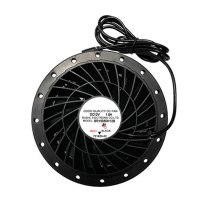 12V Quiet Inline Pipe Ventilation Exhaust Fan For Heating Cooling In Home Garden