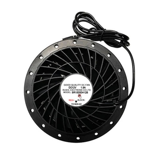 12V Quiet Inline Pipe Ventilation Exhaust Fan For Heating Cooling In Home Garden