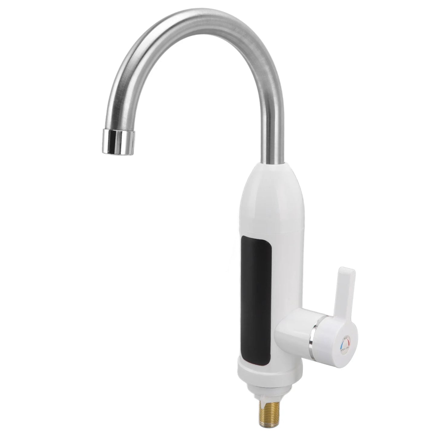 3000W Instant Water Heater Faucet 360 Degree Rotatable Water Pipe IPX4 ABS Tankless Stainless Steel Kitchen Heating Tap for Home