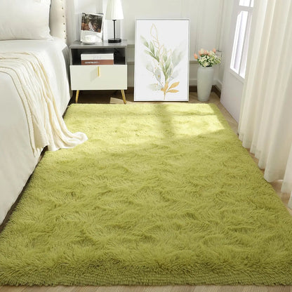 VIKAMA Tie-Dye Plush Carpet Living Room Decoration Soft Fluffy Home Mat 
Non-Slip Blanket
