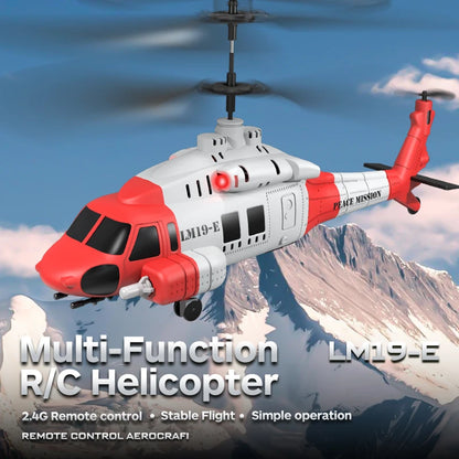 2026 New LM19-E Black Hawk 3.5-way helicopter with projectile, fixed altitude, 3-speed, high-low speed, children's Aldult RC