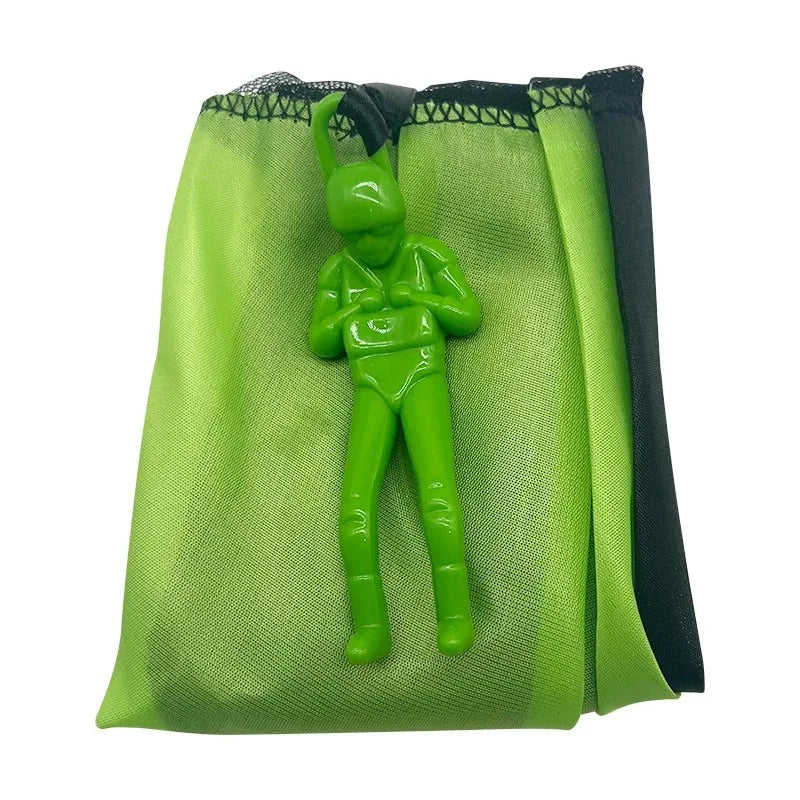Hand Throwing Parachute Toy Outdoor Flying Parachute Men with Mini Soldier Toys Boys and Girls Children Gifts Flying Parachute