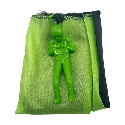 Hand Throwing Parachute Toy Outdoor Flying Parachute Men with Mini Soldier Toys Boys and Girls Children Gifts Flying Parachute