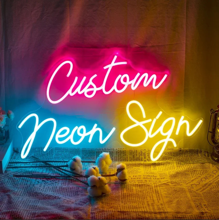 Custom Neon Sign Led Name Light for Kids Name Custom Signs Teenage Gift Led Neon Sign for Wall Decor Bedroom Decor Personalized