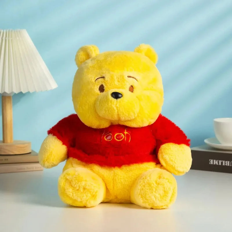 Cartoon Cute Breathing Winnie The Pooh Light-up Plush Toy Soothing Music Sleeping Companion Doll Toy Children's Companion Gift