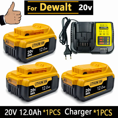 Original 20V for DeWalt battery 6Ah/12Ah   replaces  DCB200 DCF860 Dcd796 DCG406 DCF880 DCF512 DCD805