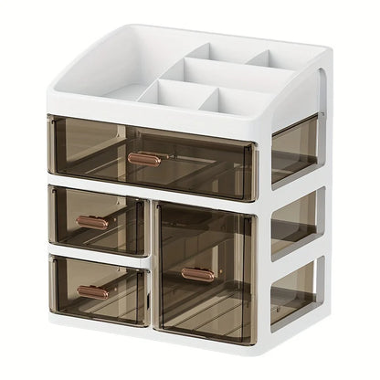 Cosmetics Storage Box  Large Capacity Dust-proof Skincare Product Display Rack,